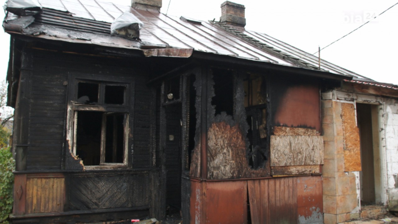 Spalony dom przy Piasta 32 /fot. H. Korzenny/