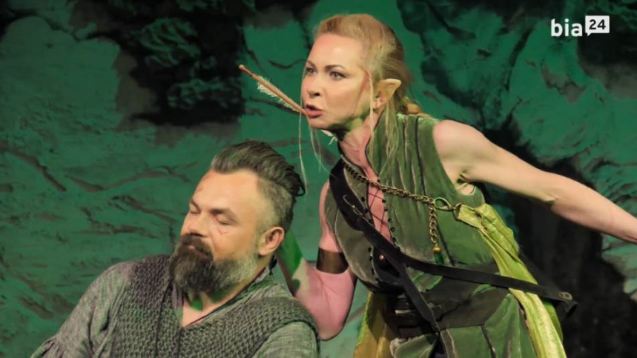 VIDEO. "Hobbit" na&nbsp;scenie Teatru Dramatycznego