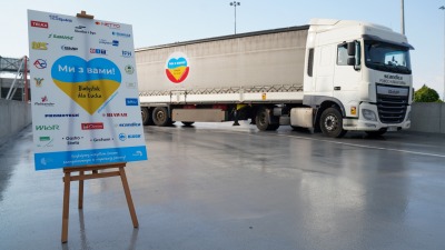 Transport humanitarny z&nbsp;Białegostoku do&nbsp;Łucka