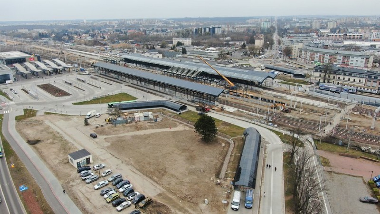 Stacja Białystok i centrum przesiadkowe [fot. Pawel Mieszkowski/PKP Polskie Linie Kolejowe SA]