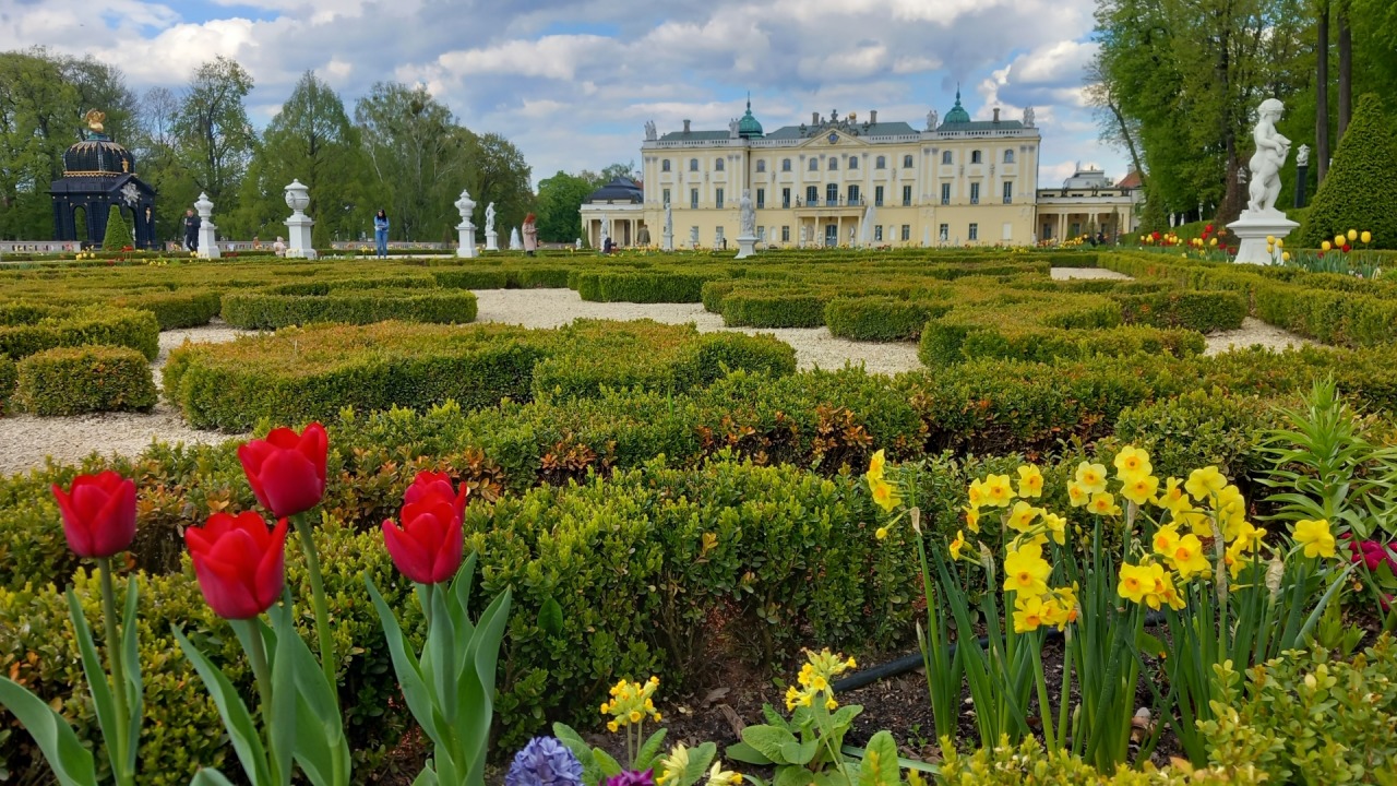 Wiosenne ogrody pałacu Branickich [fot. Anna Dycha/Bia24]