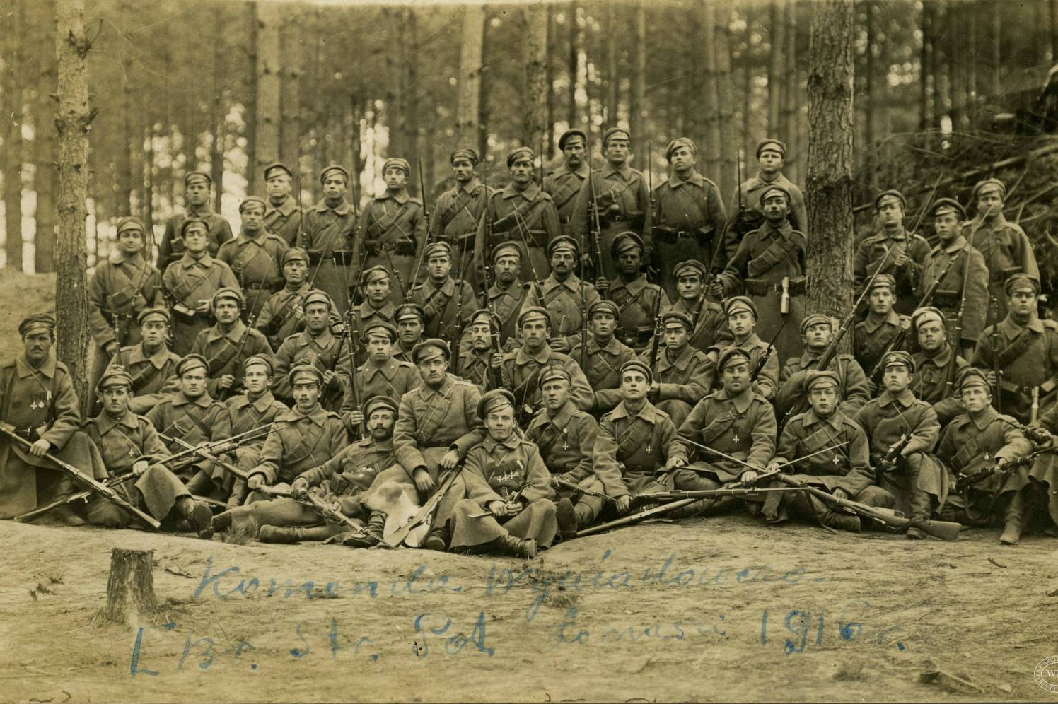 Żołnierze 1. batalionu Brygady Strzelców Polskich