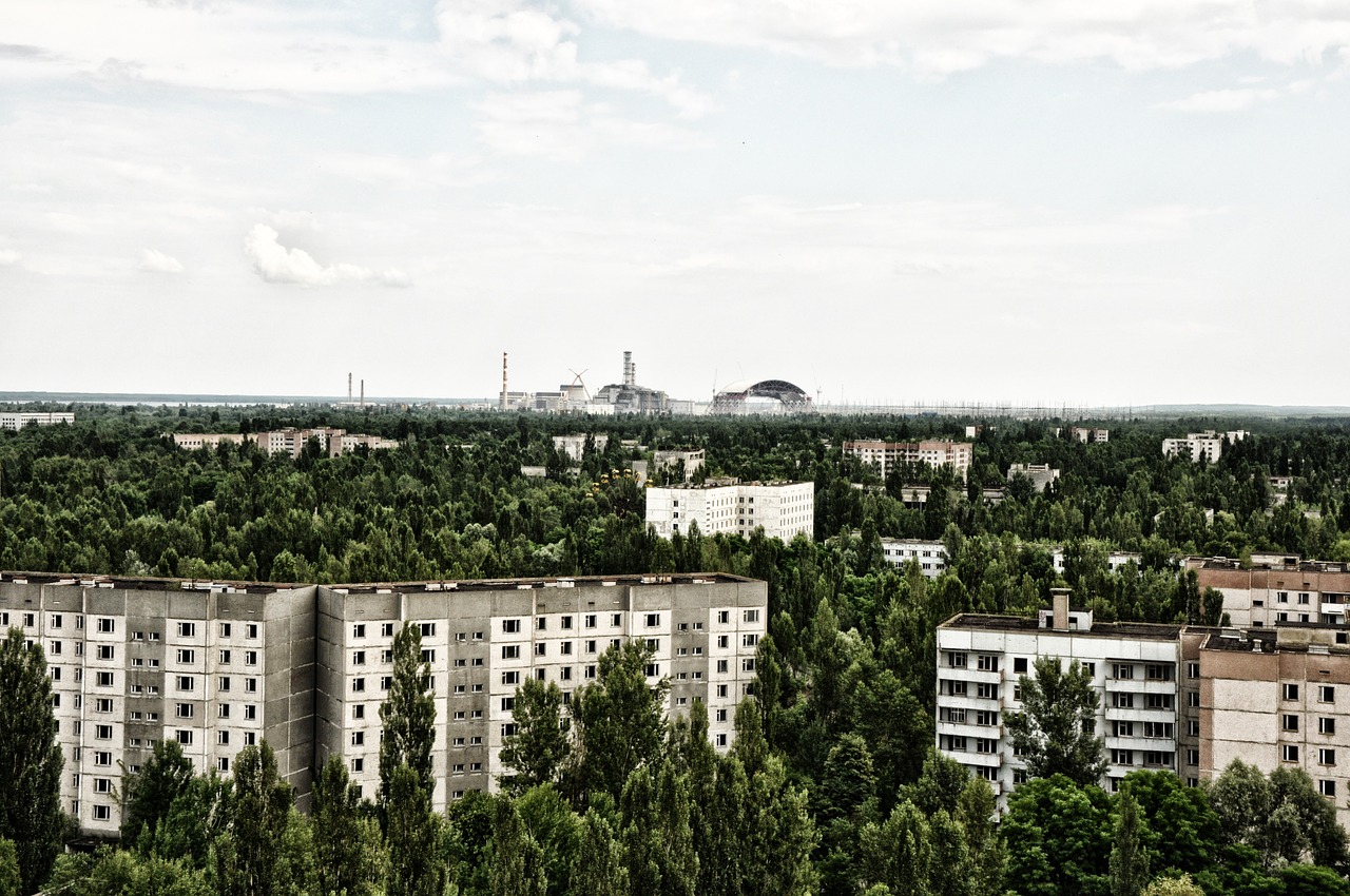 Widok na&nbsp;elektrownię w&nbsp;Czarnobylu /fot. pixabay.com/