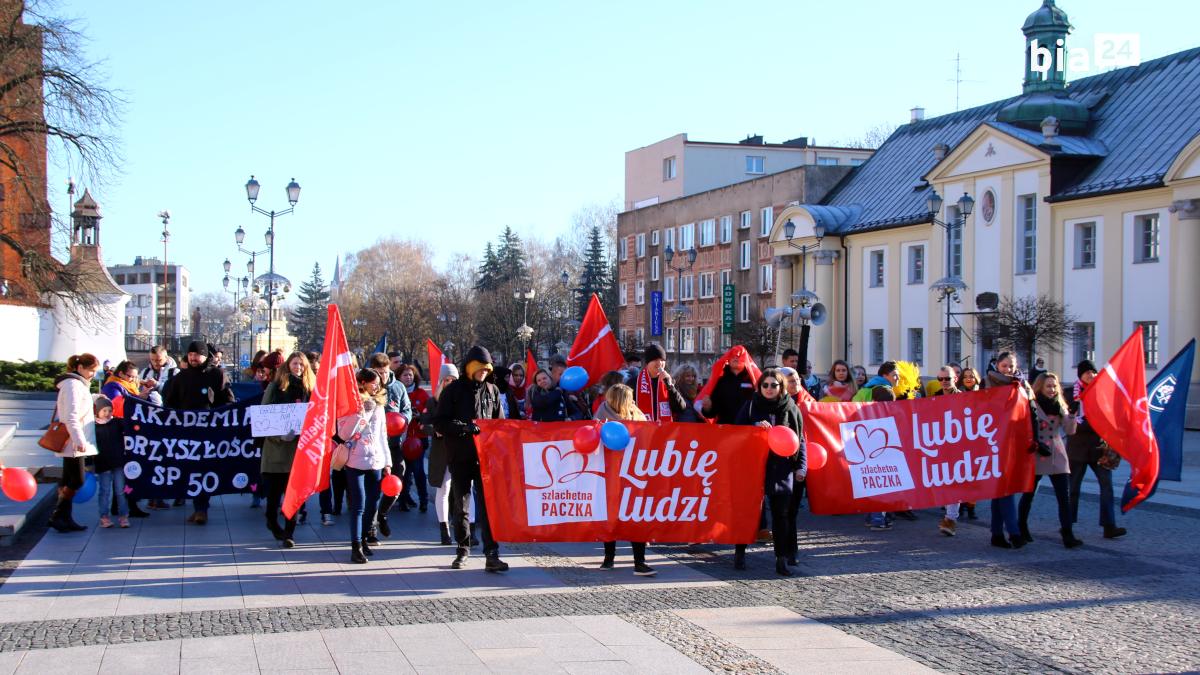 Marsz Szlachetnej Paczki w&nbsp;Białymstoku /fot. H. Korzenny/