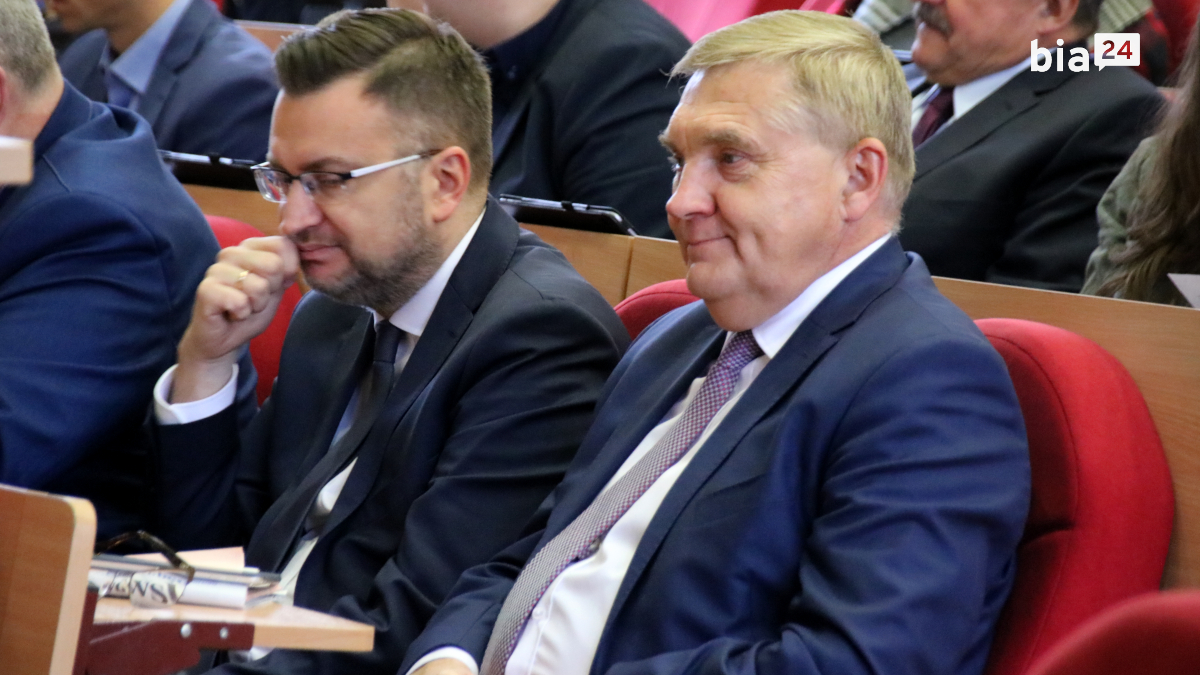 Prezydent Białegostoku Tadeusz Truskolaski podczas sesji rady miasta /fot. H. Korzenny/