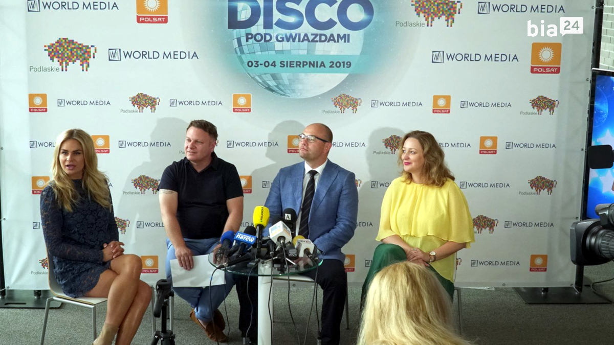 Konferencja prasowa przed festiwalem Disco pod Gwiazdami /fot. K. Zalewski Bia24/