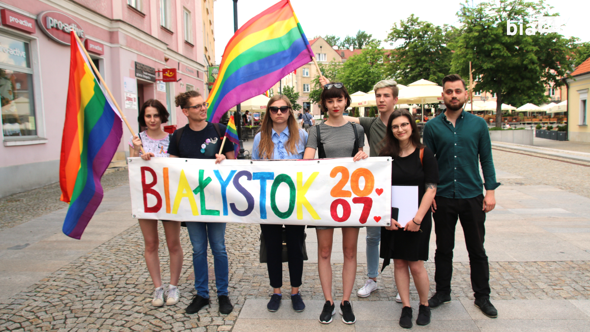 Organizatorzy białostockiego Marszu Równości /fot. archiwum Bia24/