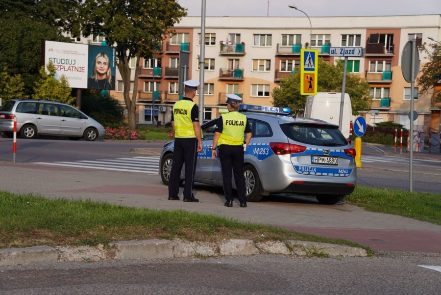 Początek września to czas częstszych kontroli wokół szkół /fot. Podlaska Policja/