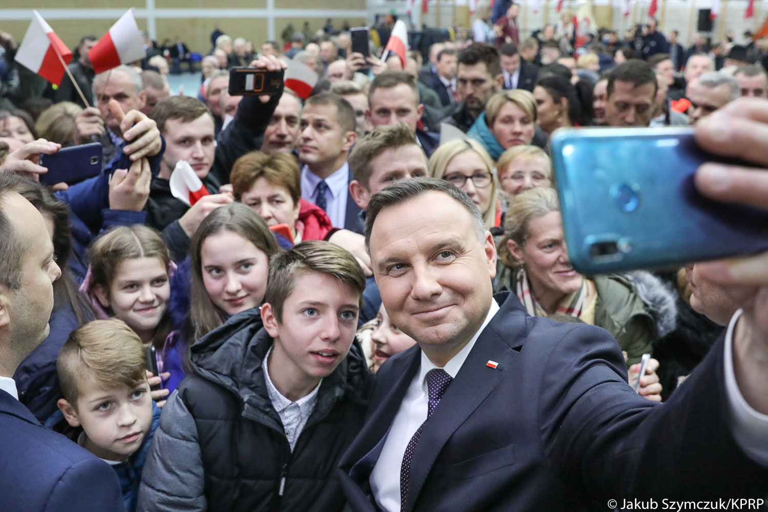 Prezydent Andrzej Duda w&nbsp;Kuleszach Kościelnych /fot. mat. pras. KPRP/