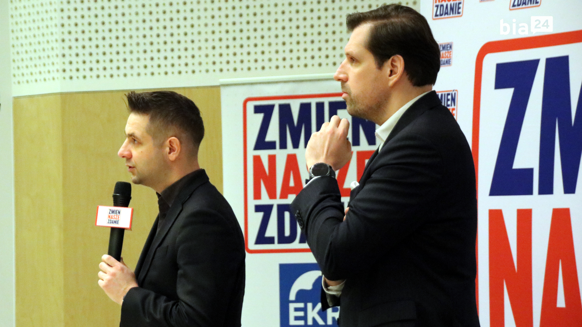 Patryk Jaki, Tobiasz Bocheński [fot. Bia24]