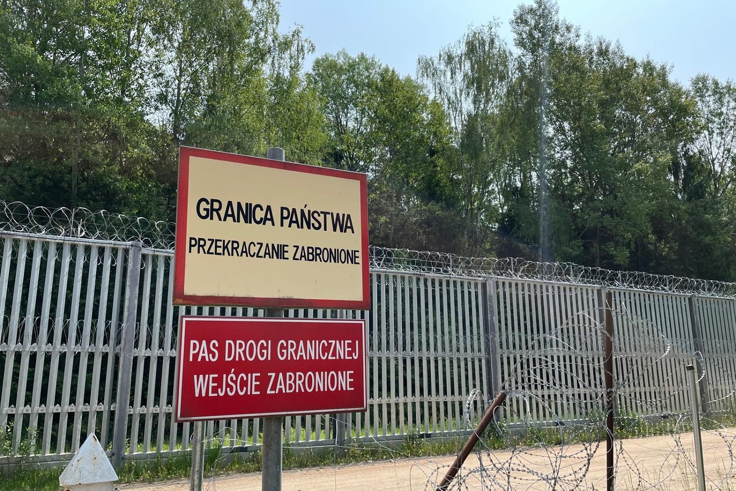 Pas drogi granicznej [fot. POSG]