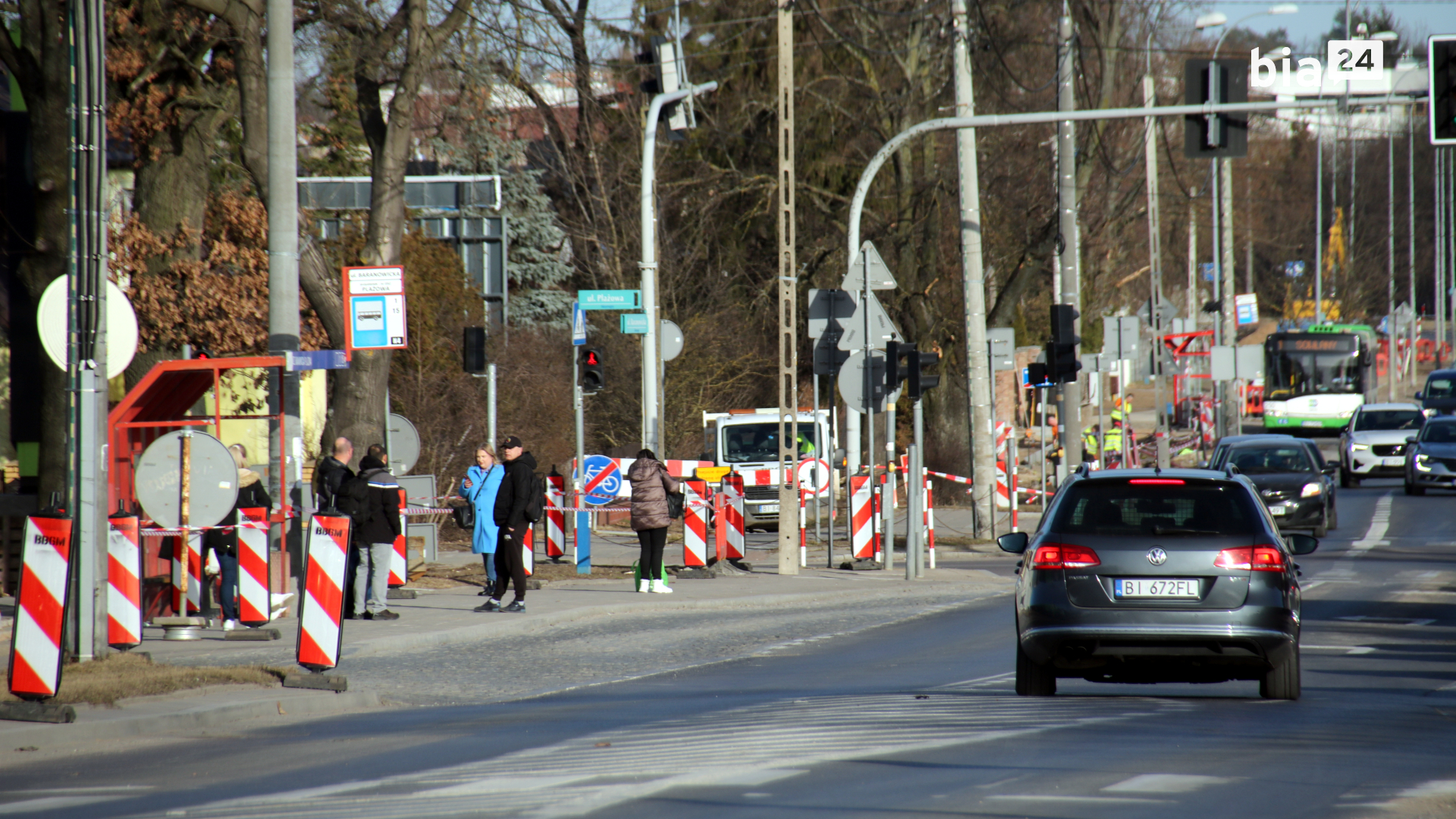 Przebudowa ścieżki rowerowej na&nbsp;ulicy Baranowickiej [fot. Bia24]