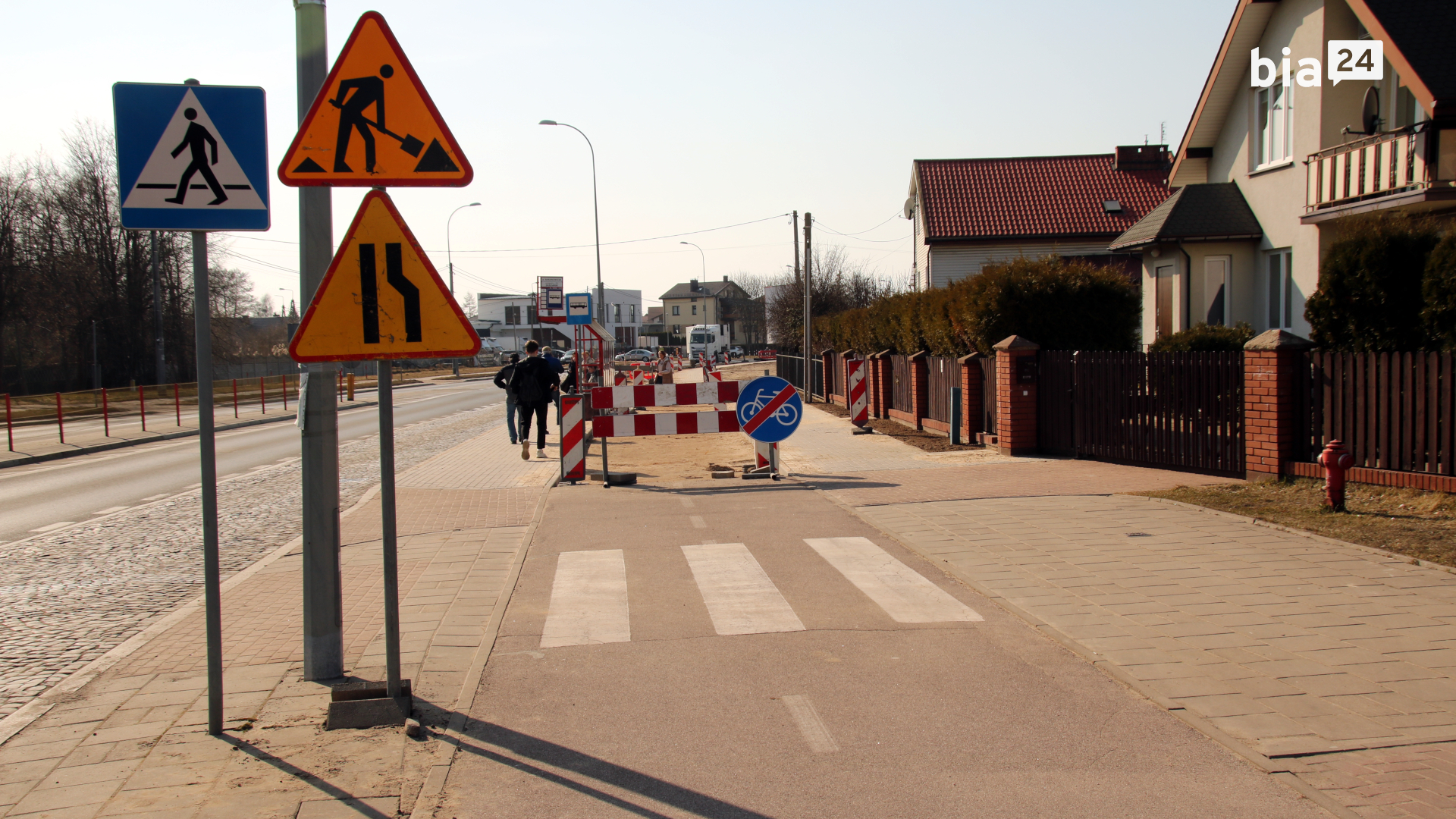 Przebudowa ścieżki rowerowej na&nbsp;ulicy Baranowickiej [fot. Bia24]