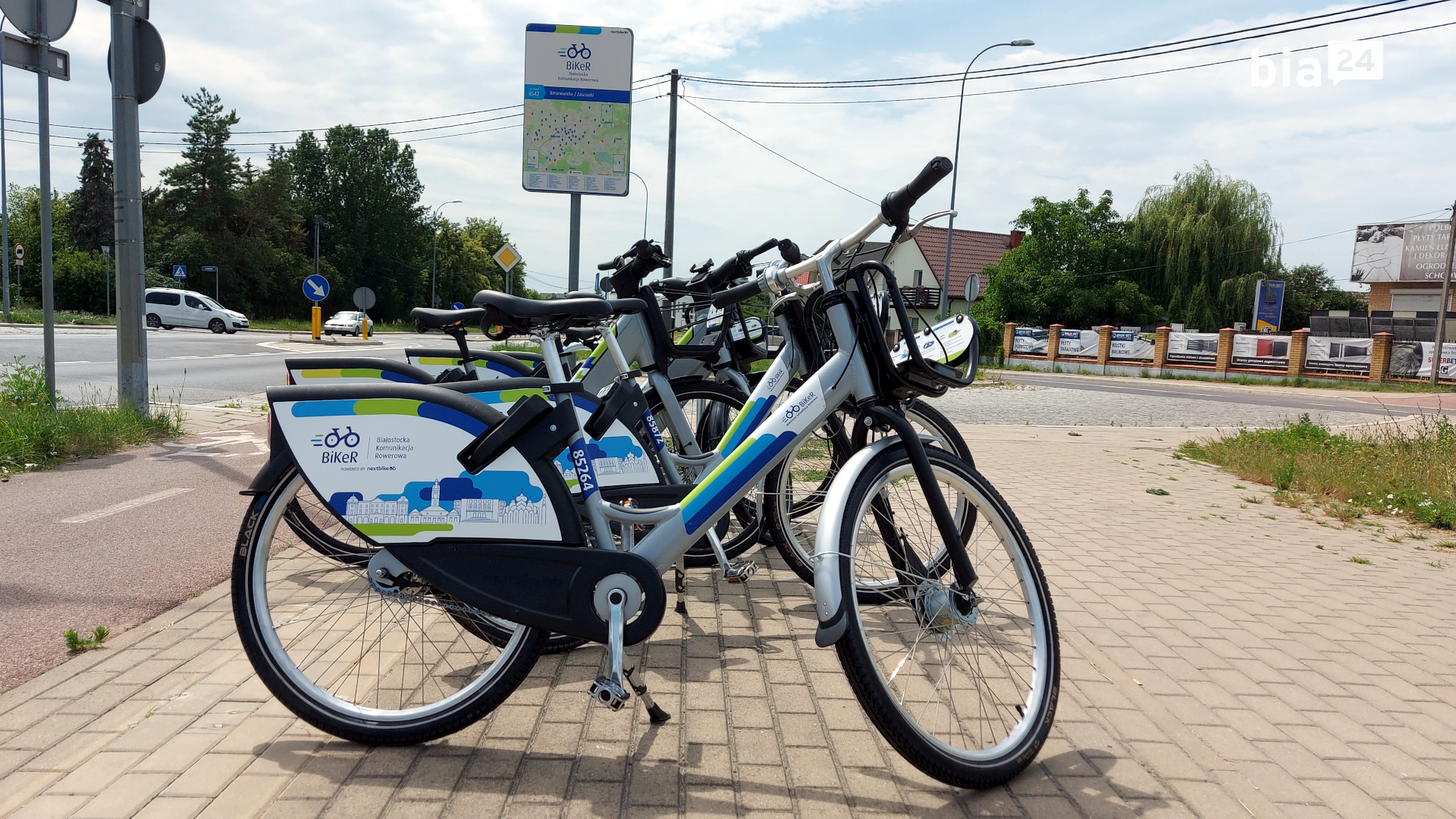 Stacja BiKeR przy ul. Baranowickiej [fot. Bia24]