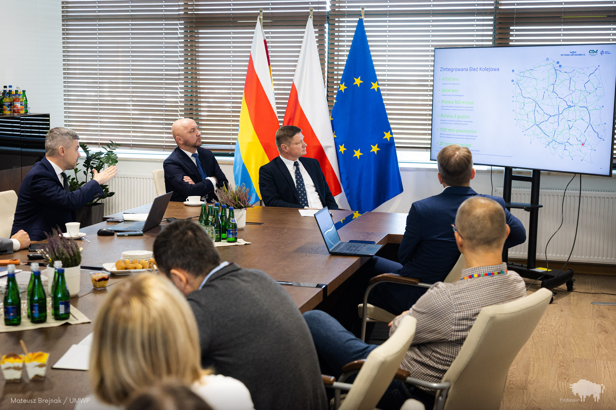 Konsultaje wizji ZSK z&nbsp;władzami wojew&oacute;dztwa podlaskiego [fot. M. Brejnak UMWP]