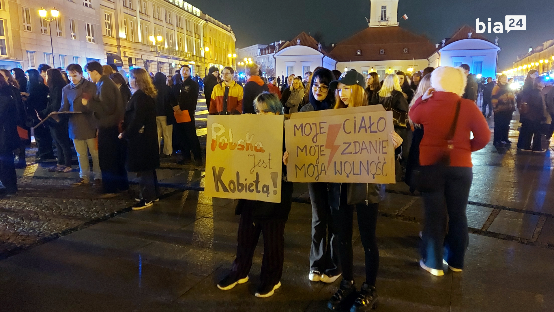 Manifestacja proaborcyjna na&nbsp;Rynku Kościuszki [fot. Bia24]