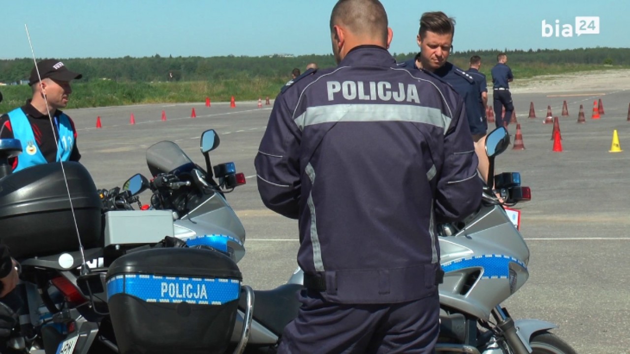 VIDEO. Rywalizacja policjantów drogówki