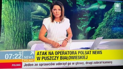 Pobity w&nbsp;Puszczy operator Polsatu wyszedł ze&nbsp;szpitala. Policja zatrzymała dwie osoby