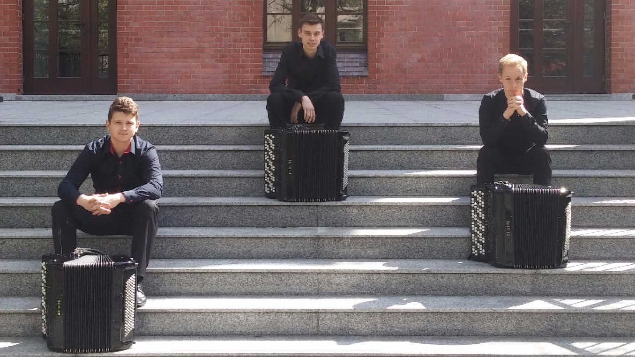 To wychowankowie białostockiej szkoły muzycznej, którzy podczas nauki stworzyli trio akordeonowe 
