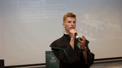 Młodzi stypendyści liceum Politechniki Białostockiej