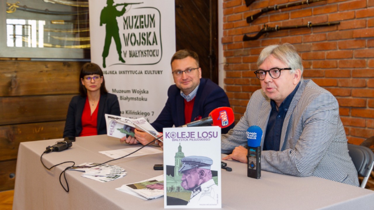 Spotkanie poświęcone nowemu komiksowi w Muzeum Wojska /fot. UM Białystok/