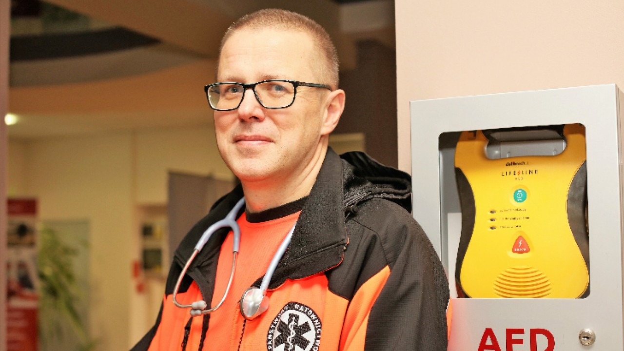 Krzysztof Tyburczy, kierownik kierunku Ratownictwo Medyczne w WSMed /foto. BA24/