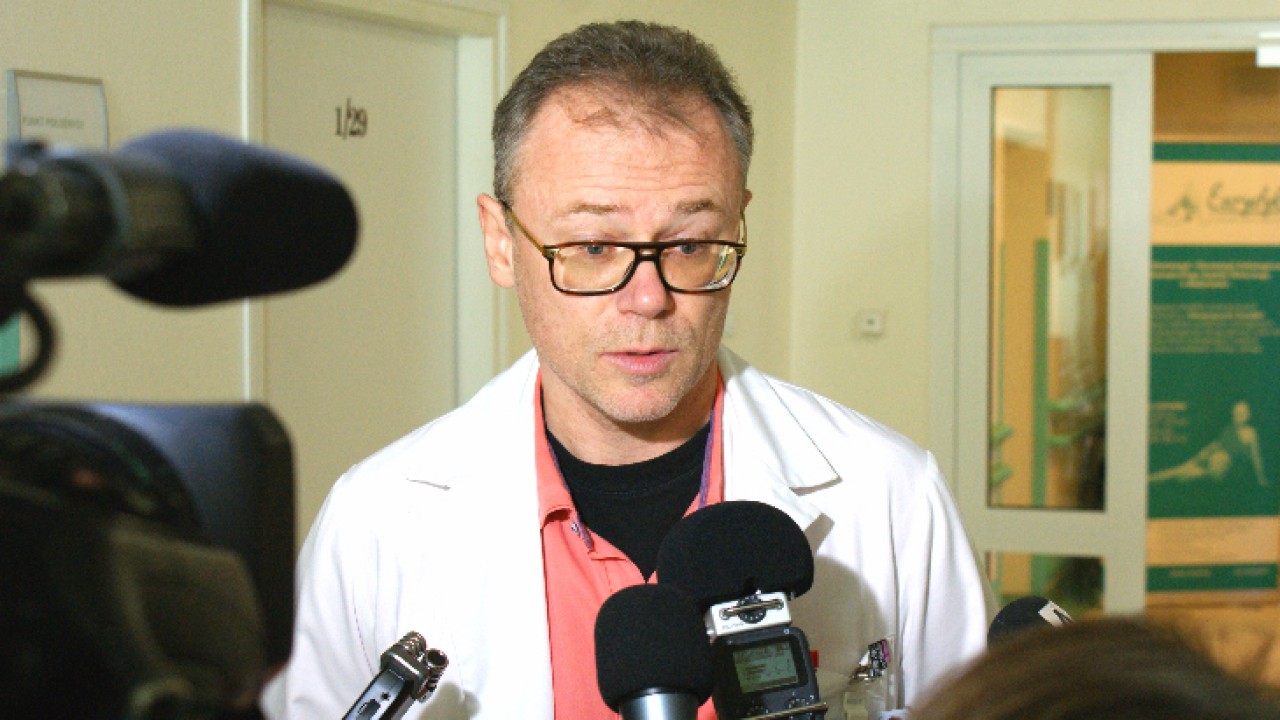 Dr hab. Paweł Knapp, koordynator pracy oddziału, wojewódzki konsultant ds. ginekologii onkologicznej /foto. BIA24/