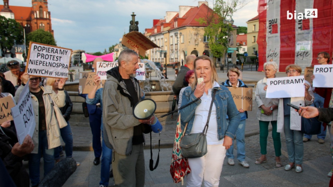 Demonstracja w Białymstoku /fot. H. Korzenny/