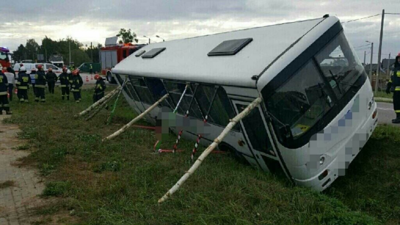 Miejsce wypadku /fot. Podlaska policja/ 