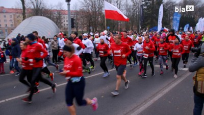 FOTO. Biegli dla Niepodległej ulicami Białegostoku