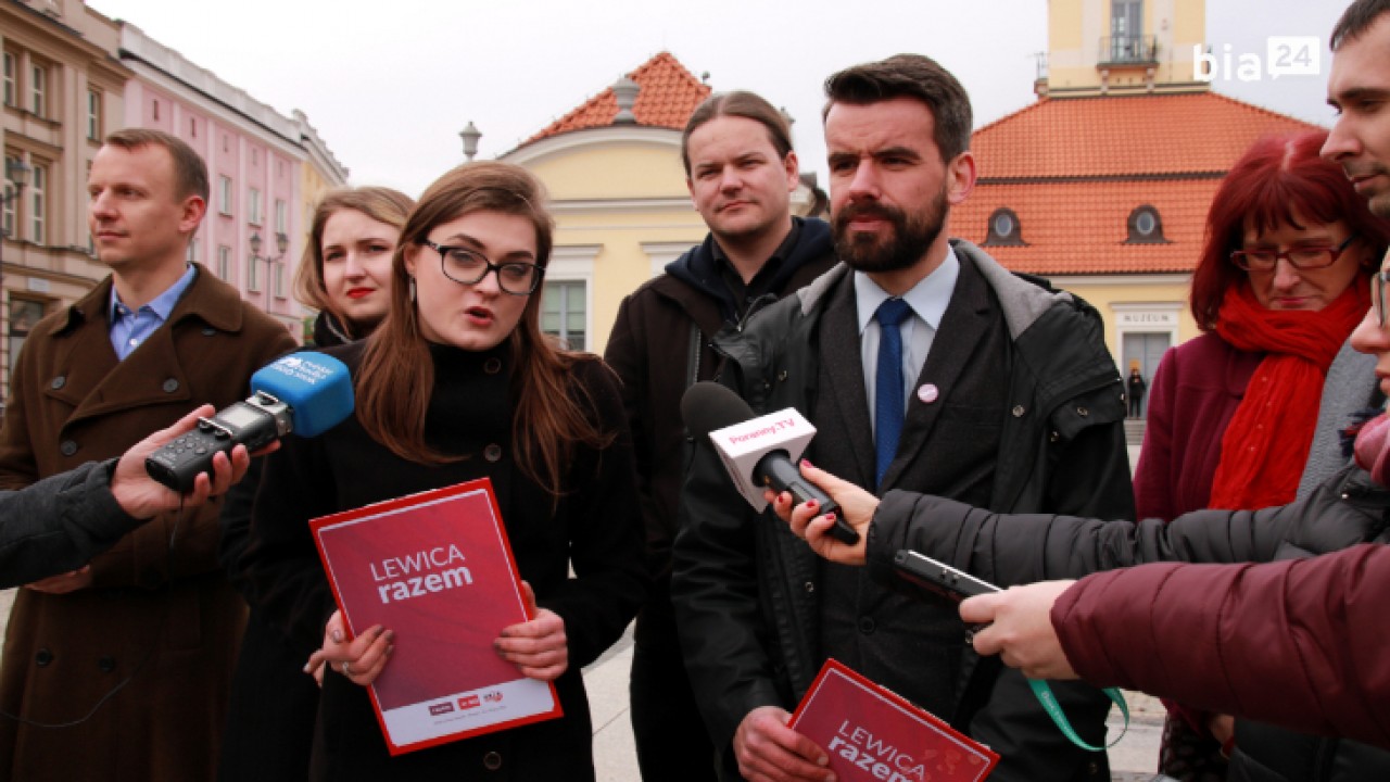 Kandydatki i kandydaci koalicji Lewica Razem /fot. H. Korzenny Bia24/