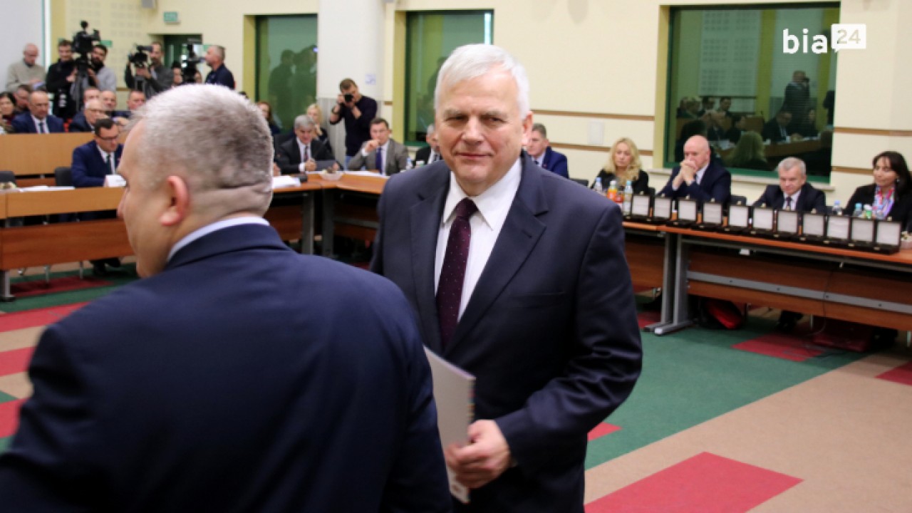 Bogusław Dębski podczas pierwszej sesji sejmiku obecnej kadencji /fot. archiwum Bia24/