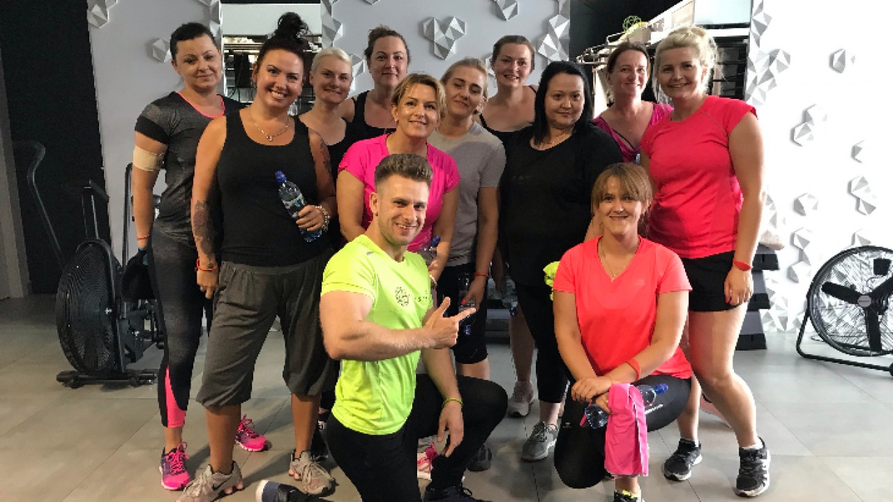 Pierwszy trening odbył się w Fitosferze pod okiem najlepszego trenera 