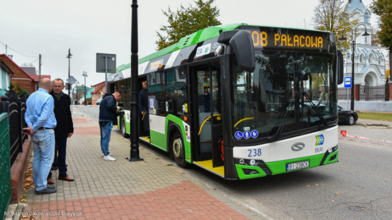 Autobus linii 108 dojedzie do Wasilkowa /fot. mat. pras. UM Białystok/