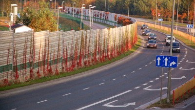 Kolorowe ściany przy białostockich ulicach