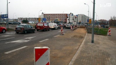 Utrudnienia na&nbsp;skrzyżowaniu ulic: Składowej, Transportowej i&nbsp;Żeromskiego