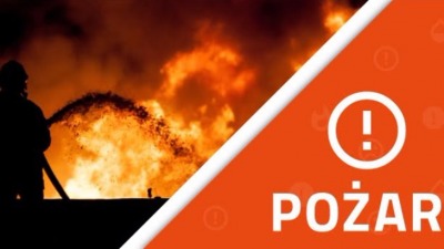 Pożar zakładu utylizacyjnego pod Zambrowem