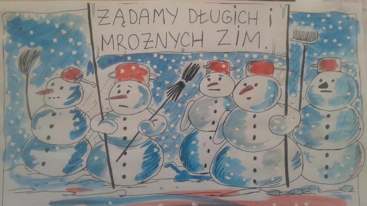 Zima jest fajna. Humor wg. Tomasza Brańskiego /Archiwum BIA24/