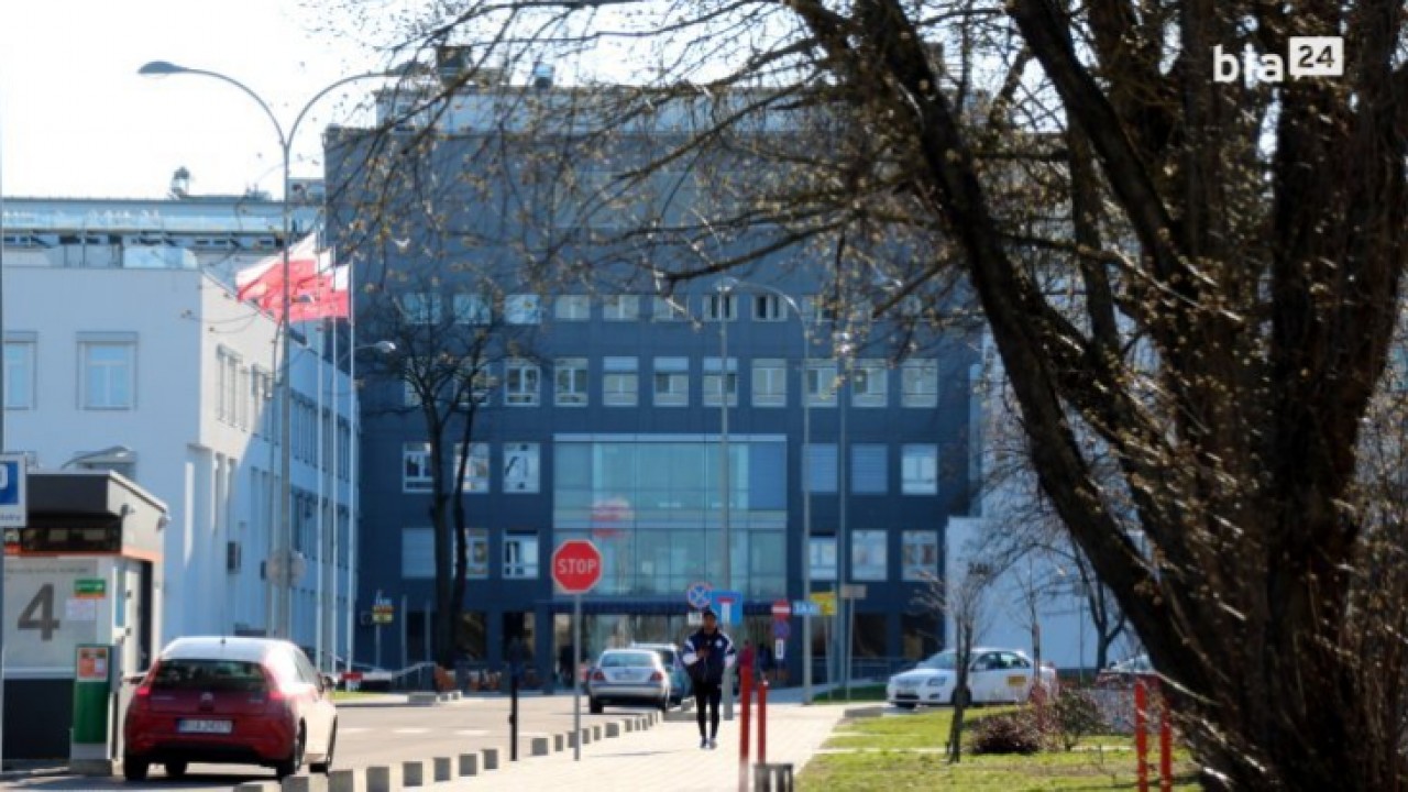 Wejście do szpitala od strony ul. Skłodowskiej jest od dziś zamknięte /fot. archiwum Bia24/