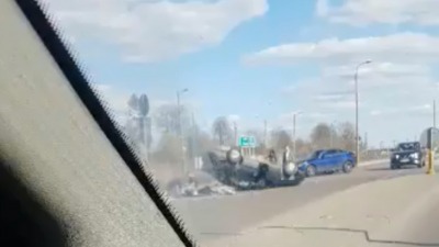 Auto dachowało na&nbsp;ul. Towarowej