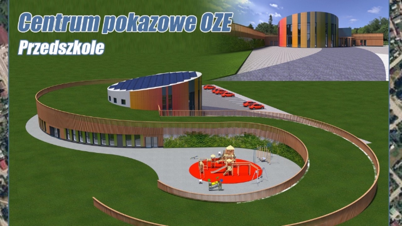 Projekt przedszkola Centrum Pokazowego OZE /Fot. Urząd Miejski w Michałowie/