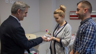 Pierwszy krzyk na&nbsp;nowym oddziale Wojewódzkiego Szpitala Zespolonego