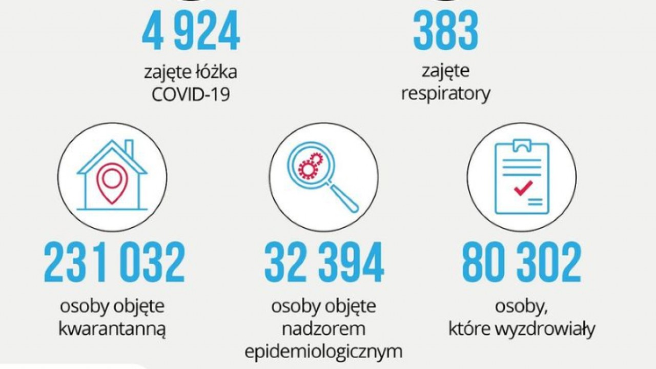 Koronawirus w liczbach /źródło: Ministerstwo Zdrowia/ 