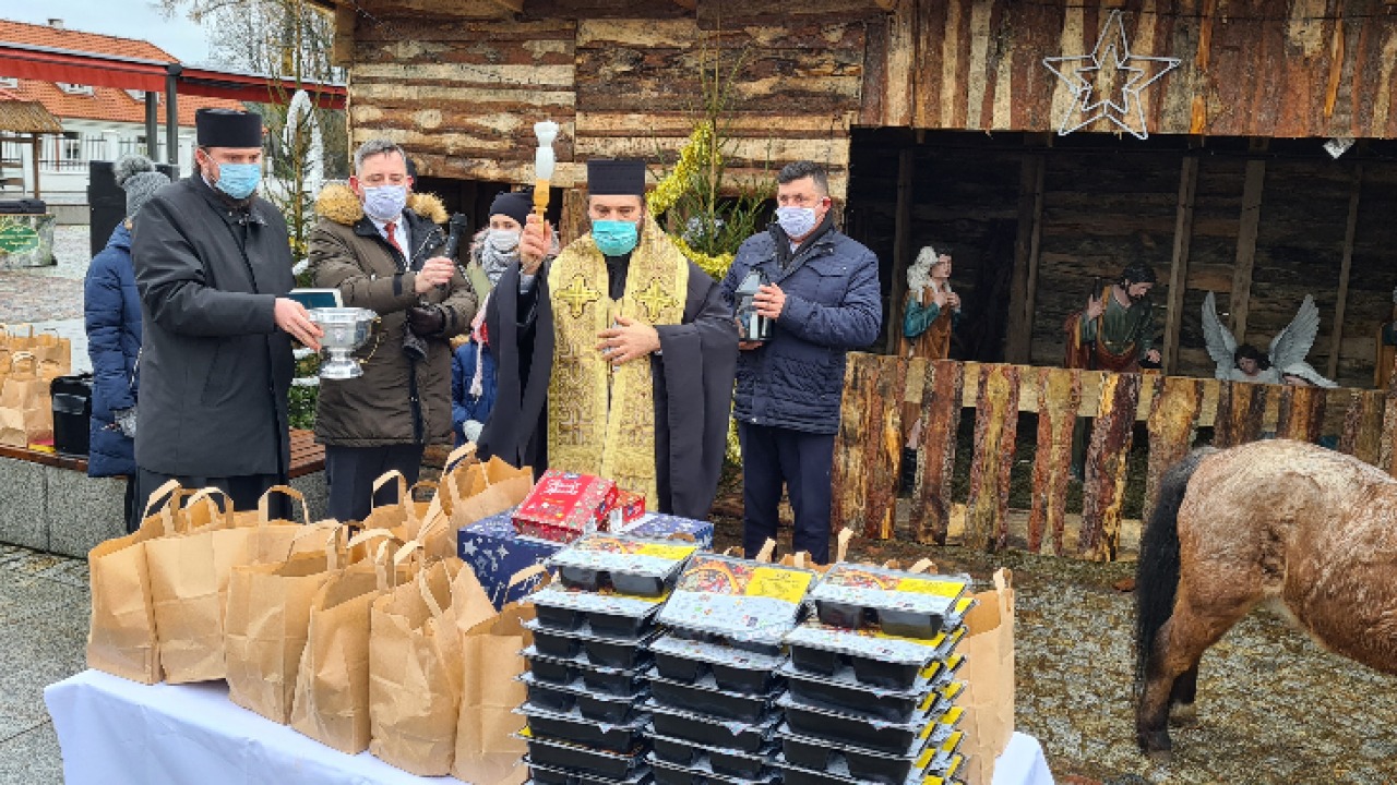 Poświęcenie paczek w Supraślu /fot. Fundacja Hagia Marina/