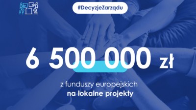 6,5 mln zł z&nbsp;funduszy europejskich na&nbsp;lokalne inicjatywy