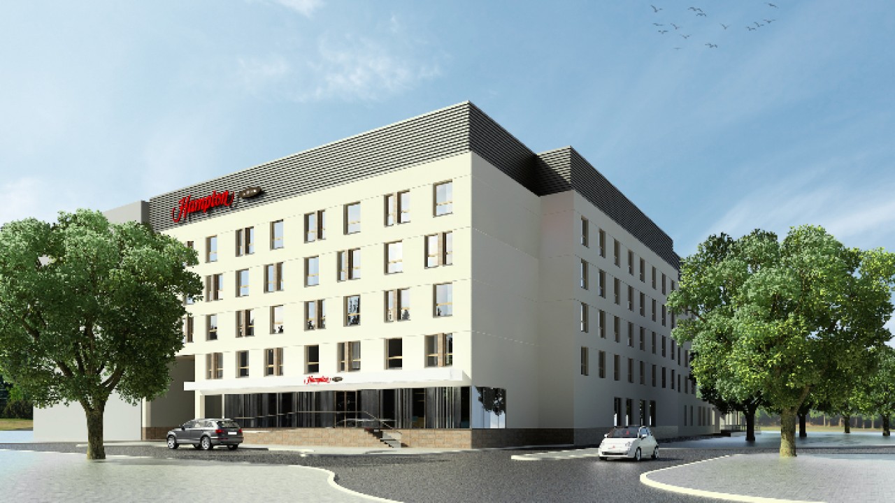 Wizualizacja nowego hotelu przy ul. Lipowej 41 /fot. mat. pras. Hampton by Hilton/