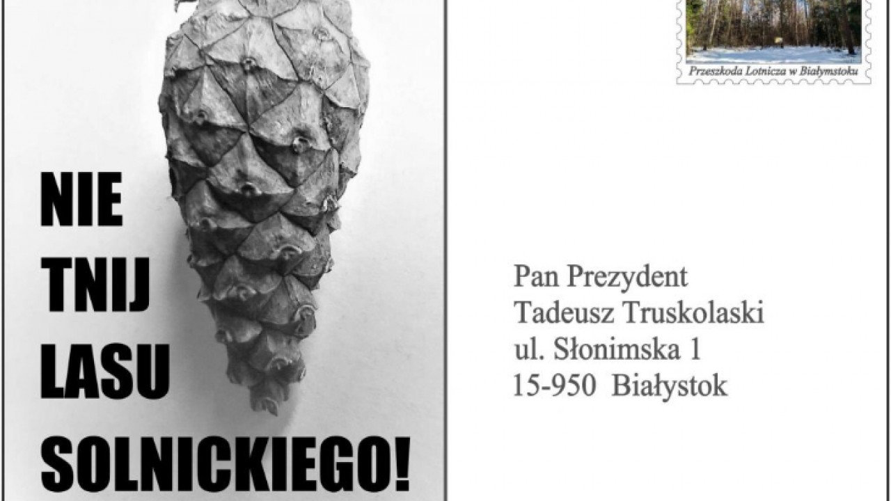 Wirtualna pocztówka do prezydenta Białegostoku