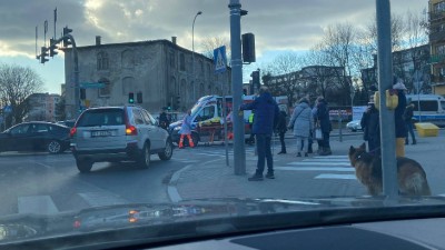 WYPADEK. Potrącenie na&nbsp;ul. Bohaterów Getta