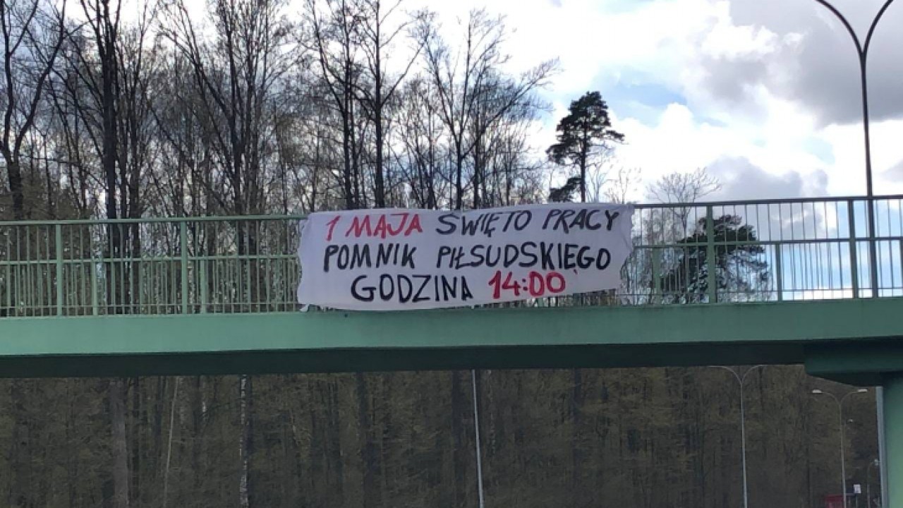 Transparent na jednej z ulic Białegostoku /fot. facebook/