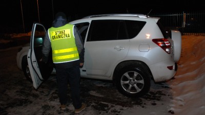 Skradziona Toyota zatrzymana w&nbsp;Augustowie